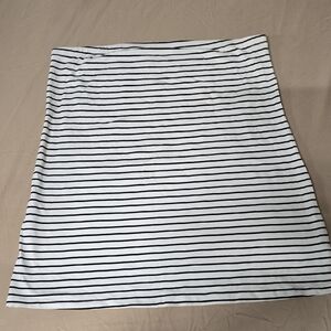 Torrid Black and White Striped Tube Top